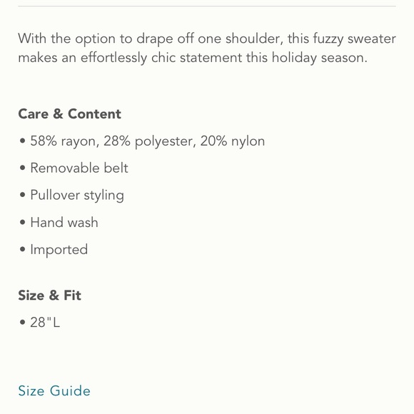 Anthropologie fireside belted sweater Small - Picture 2 of 2